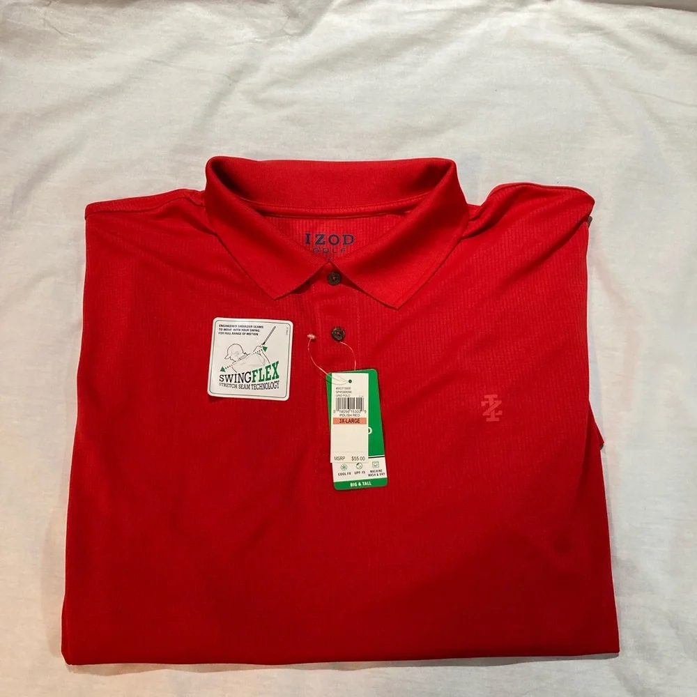 Men’s Izod Golf Swing Flex Polo shirt! Size 3X, NWT! $55.00! - Picture 1 of 6